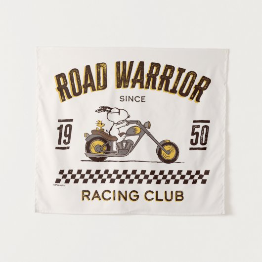 Erdnüsse | Straßenkämpfer für Snoopy und Holz Wandteppich (Vorderseite (Horizontal))