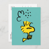 Erdnüsse | Stunierter Wald Postkarte (Vorne/Hinten)