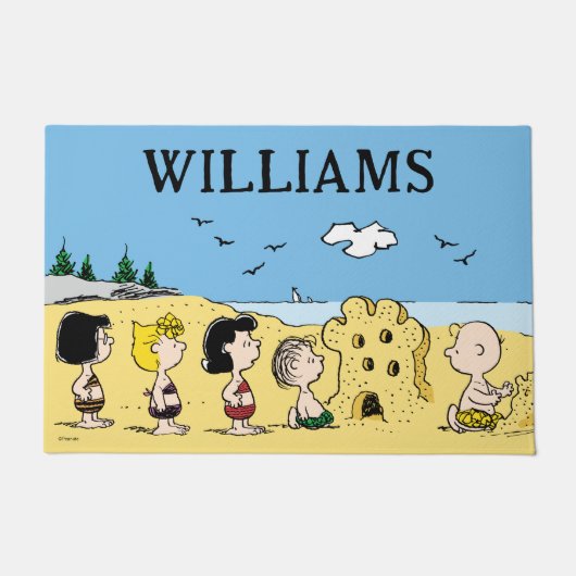 Erdnüsse | Tag am Strand Fußmatte (Vorderseite)