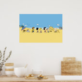 Erdnüsse | Tag am Strand Poster (Küche)