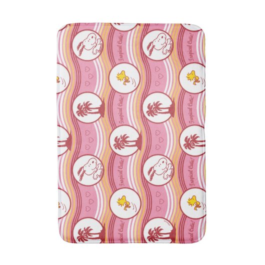 Erdnüsse | Tropische Süsse aus Snoopy und Holz Badematte (Vorderseite Vertikal)