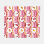 Erdnüsse | Tropische Süsse aus Snoopy und Holz Fleecedecke (Vorderseite (Horizontal))