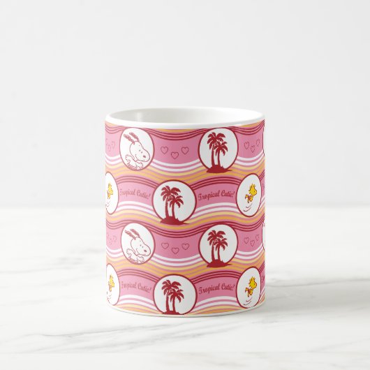 Erdnüsse | Tropische Süsse aus Snoopy und Holz Kaffeetasse (Mittel)