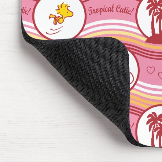 Erdnüsse | Tropische Süsse aus Snoopy und Holz Mousepad (Ecke)