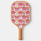 Erdnüsse | Tropische Süsse aus Snoopy und Holz Pickleball Schläger (Rückseite)