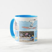 Erdnüsse | Urlaub am Strand | FotoCollage Tasse (Vorderseite Links)