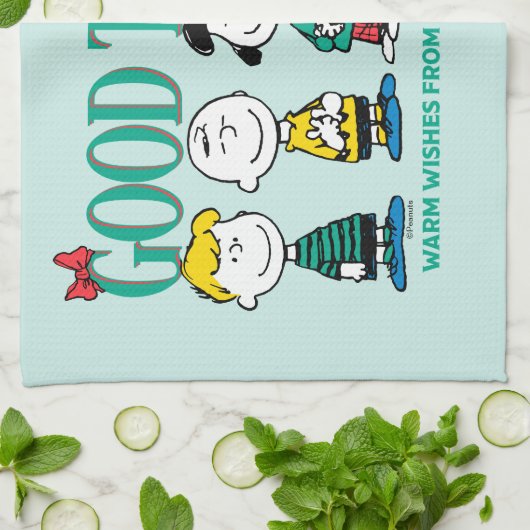 Erdnüsse | Urlaub Gute Dinge Geschirrtuch (Gefaltet)