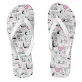 Erdnüsse | Valentine Herz Liebe Muster Badesandalen (Fußbett)