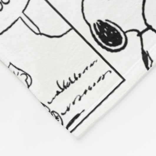 Erdnüsse | Valentine Herz Liebe Muster Fleecedecke (Ecke)