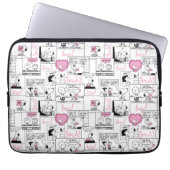 Erdnüsse | Valentine Herz Liebe Muster Laptopschutzhülle (Vorderseite)