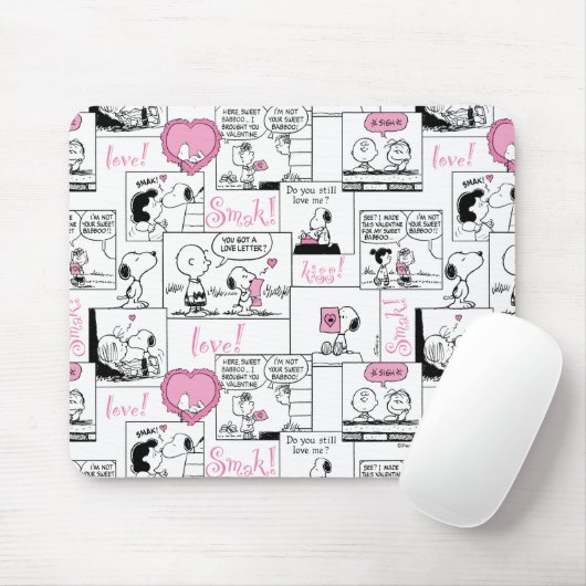Erdnüsse | Valentine Herz Liebe Muster Mousepad (Mit Mouse)