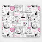 Erdnüsse | Valentine Herz Liebe Muster Mousepad (Vorne)