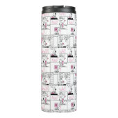 Erdnüsse | Valentine Herz Liebe Muster Thermosbecher (Rückseite)