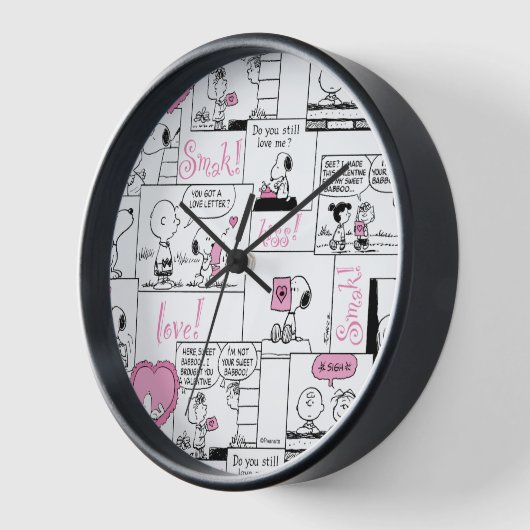 Erdnüsse | Valentine Herz Liebe Muster Uhr (Winkel)