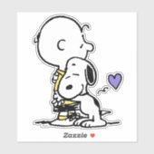 Erdnüsse | Valentinstag | Charlie Brown & Snoopy Aufkleber (Blatt)