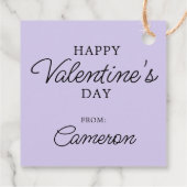 Erdnüsse | Valentinstag | Charlie Brown & Snoopy Geschenkanhänger (Rückseite)