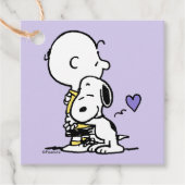Erdnüsse | Valentinstag | Charlie Brown & Snoopy Geschenkanhänger (Vorderseite)
