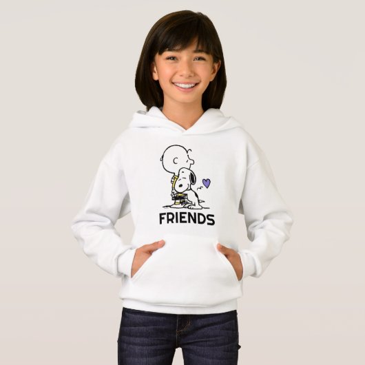 Erdnüsse | Valentinstag | Charlie Brown & Snoopy Hoodie (Vorne ganz)