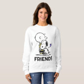 Erdnüsse | Valentinstag | Charlie Brown & Snoopy Sweatshirt (Vorne ganz)