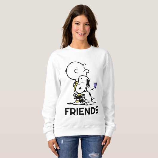 Erdnüsse | Valentinstag | Charlie Brown & Snoopy Sweatshirt (Vorne ganz)