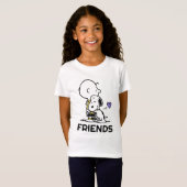 Erdnüsse | Valentinstag | Charlie Brown & Snoopy T-Shirt (Vorne ganz)