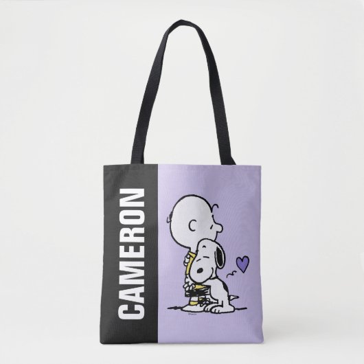 Erdnüsse | Valentinstag | Charlie Brown & Snoopy Tasche (Vorderseite)