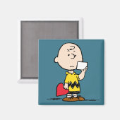 Erdnüsse | Valentinstag Charlie Brown Valentine Magnet (Vorderseite/Rückseite)