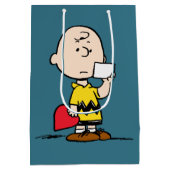 Erdnüsse | Valentinstag Charlie Brown Valentine Mittlere Geschenktüte (Rückseite)