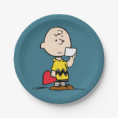 Erdnüsse | Valentinstag Charlie Brown Valentine Pappteller (Vorderseite)