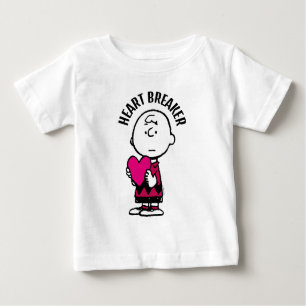 Erdnüsse Valentinstag Herz Charlie Brown Baby T-shirt
