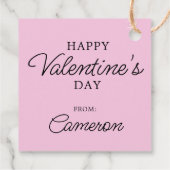 Erdnüsse | Valentinstag | Herz Charlie Brown Geschenkanhänger (Rückseite)