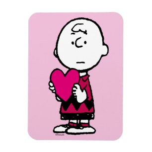 Erdnüsse Valentinstag Herz Charlie Brown Magnet