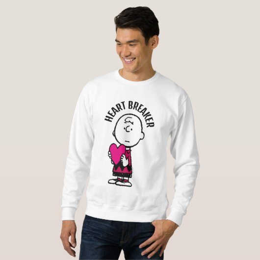 Erdnüsse | Valentinstag | Herz Charlie Brown Sweatshirt (Vorne ganz)