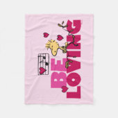 Erdnüsse | Valentinstag | Holz Fleecedecke (Vorderseite)