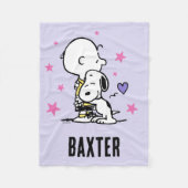 Erdnüsse | Valentinstag | Lebensfreunde Fleecedecke (Vorderseite)