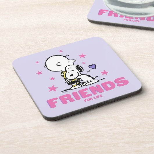 Erdnüsse | Valentinstag | Lebensfreunde Getränkeuntersetzer (Linke Seite)