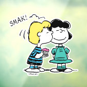 Erdnüsse | Valentinstag | Lucy & Schroeder Kiss Fensteraufkleber (Blatt 3)