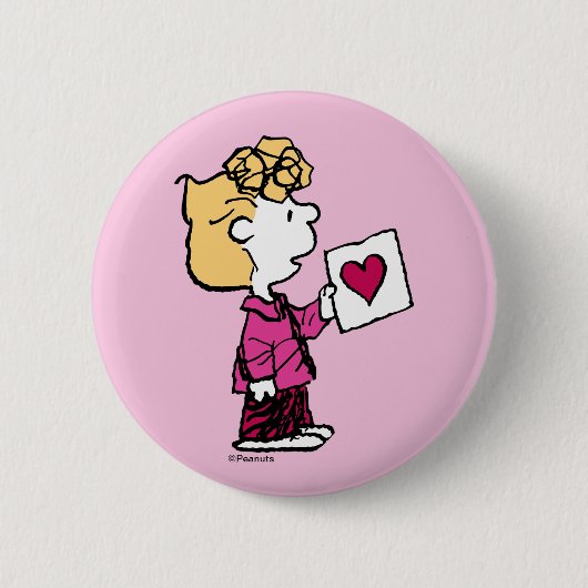 Erdnüsse | Valentinstag | Sally Valentine Card Button (Vorderseite)