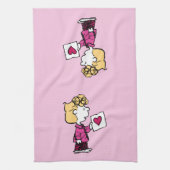 Erdnüsse | Valentinstag | Sally Valentine Card Geschirrtuch (Vertikal)