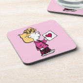 Erdnüsse | Valentinstag | Sally Valentine Card Getränkeuntersetzer (Linke Seite)