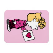 Erdnüsse | Valentinstag | Sally Valentine Card Magnet (Horizontal)