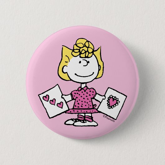 Erdnüsse | Valentinstag | Sally Valentines Button (Vorderseite)