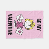 Erdnüsse | Valentinstag | Sally Valentines Fleecedecke (Vorderseite (Horizontal))