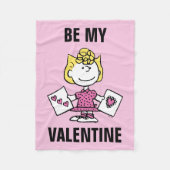 Erdnüsse | Valentinstag | Sally Valentines Fleecedecke (Vorderseite)