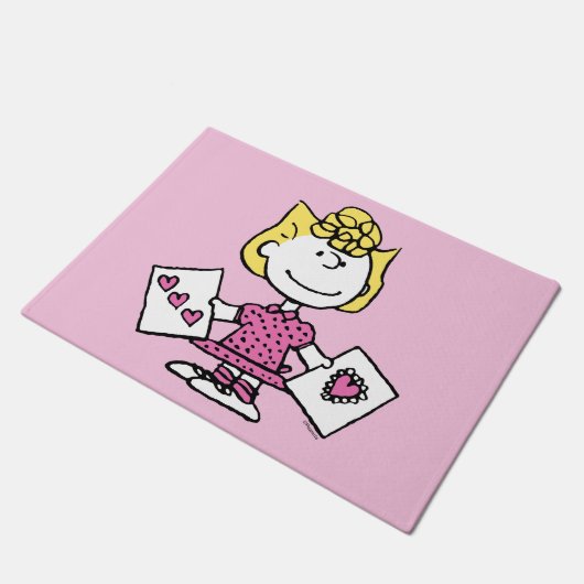 Erdnüsse | Valentinstag | Sally Valentines Fußmatte (Schrägansicht)