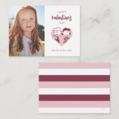 Erdnüsse | Valentinstag | Schroeder & Lucy Mitteilungskarte (Vorne/Hinten)