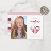 Erdnüsse | Valentinstag | Schroeder & Lucy Mitteilungskarte (Vorderseite/Rückseite Beispiel)