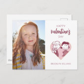 Erdnüsse | Valentinstag | Schroeder & Lucy Postkarte (Vorne/Hinten)