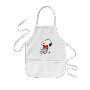 Erdnüsse Valentinstag Snoopy Heart Hug Kinderschürze