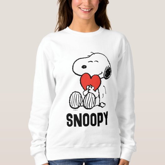Erdnüsse | Valentinstag | Snoopy Heart Hug Sweatshirt (Vorderseite)